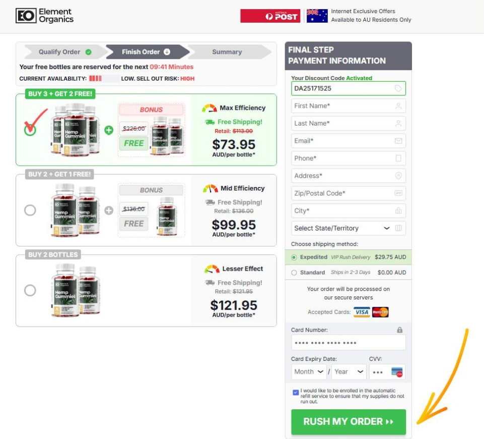 Element Organics Hemp Gummies AU